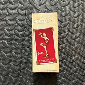 Hallmark 2002 Keepsake Ornament Cheer For Fun! Barbie